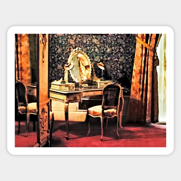 Elegant Victorian Bedroom Sticker by SusanSavad